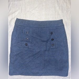 Loft Shift Button Skirt